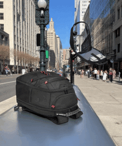 Matein 1714 Μαύρο Σακίδιο Πλάτης Travel 40L για Laptop 17.3”