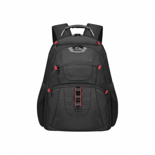 Matein 1714 Μαύρο Σακίδιο Πλάτης Travel 40L για Laptop 17.3”
