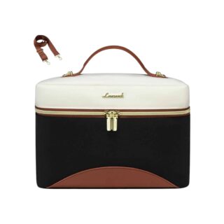 Lovevook UB3225 Ισοθερμική Τσάντα Lunch Bag Μπεζ Μαύρη