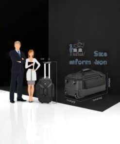 Matein 1717/54.6 Μαύρη Τροχοτσάντα Καμπίνας