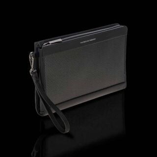 Porsche Design Τσαντάκι Χειρός Carbon Μαύρο