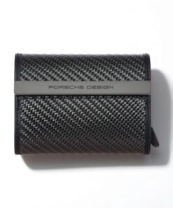 Porsche Design Θήκη Καρτών Segrid Carbon Μαύρο με Clip