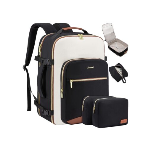 MB2141 Σακίδιο Πλάτης Καμπίνας 40L 17.3” Μαύρο Λευκό