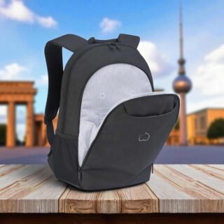 Delsey Esplanade Μαύρο Σακίδιο Πλάτης Laptop 17.3” Ταξιδίου