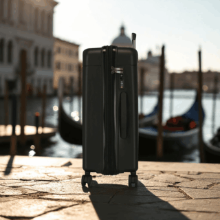 Movom Σετ Βαλίτσες New Trendy Μαύρο 55-68-78cm