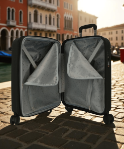 Movom Σετ Βαλίτσες New Trendy Μαύρο 55-68-78cm