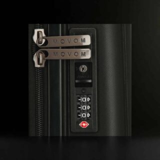 Movom Βαλίτσα Καμπίνας Slim 55cm New Trendy Μαύρο