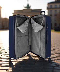Movom Βαλίτσα Μεσαία Expandable 68cm New Trendy Navy Blue