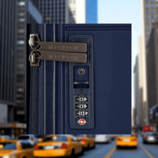 Movom New Trendy Navy Blue Σετ Βαλίτσες 55-68-78cm