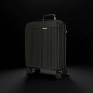 Movom Βαλίτσα Καμπίνας Slim 55cm New Trendy Μαύρο