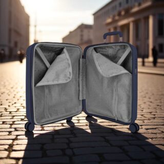 Movom Βαλίτσα Καμπίνας Slim 55cm New Trendy Navy Blue