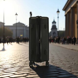 Movom Βαλίτσα μεγάλη expandable 78cm New Trendy Black