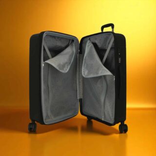 Movom Βαλίτσα Μεσαία Expandable 68cm New Trendy Μαύρο