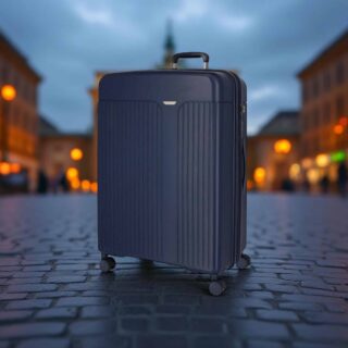 Movom Βαλίτσα Μεσαία Expandable 68cm New Trendy Navy Blue