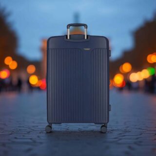 Movom Βαλίτσα Μεσαία Expandable 68cm New Trendy Navy Blue