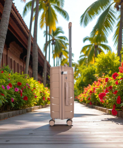 Cardinal Elusive 2016/50 Ροζ Χρυσή Βαλίτσα Χειραποσκευή Καμπίνας (PP)