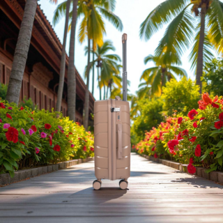 Cardinal Elusive 2016/50 Ροζ Χρυσή Βαλίτσα Χειραποσκευή Καμπίνας (PP)