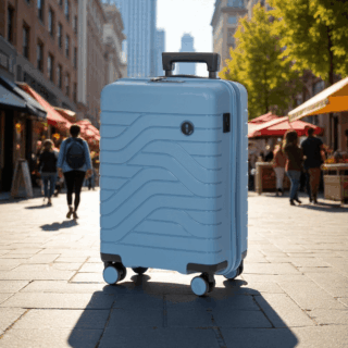 B|Y Βαλίτσα καμπίνας expandable 55cm Ulisse Grey Blue