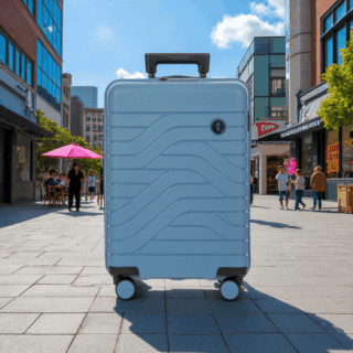 B|Y Βαλίτσα καμπίνας expandable 55cm Ulisse Grey Blue