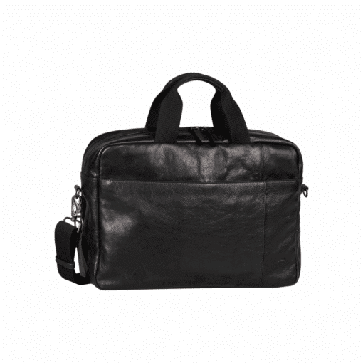 Camel Active Pine 410-801-60 Μαύρος Δερμάτινος Χαρτοφύλακας L