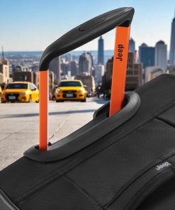 Jeep Σακ Βουαγιάζ Trolley 72cm Μαύρο 83lt με Ρόδες