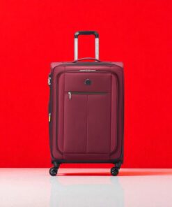 Delsey Pin Up 6 Μεσαία 69cm Burgundy Expandable