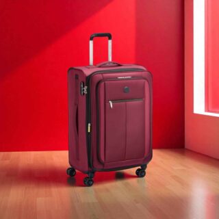 Delsey Pin Up 6 Μεσαία 69cm Burgundy Expandable