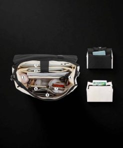 Lovevook UB1640 Μαύρο/Μπεζ Γυναικείο Σακίδιο Για Laptop 15.6”