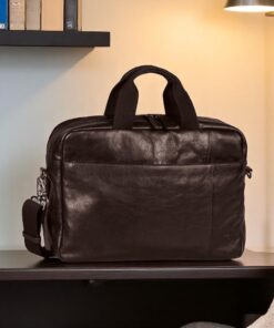 Camel Active Pine 410-801-29 Καφέ Δερμάτινος Χαρτοφύλακας L