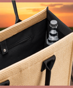 Reisenthel Τσάντα ώμου Daily Shopper Raffia Black