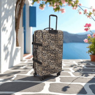 Kipling Βαλίτσα μεσαία 66cm Spontaneous M Wild Leopard