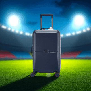 Delsey Roland Garros Βαλίτσα καμπίνας 55cm Turenne Navy Blue