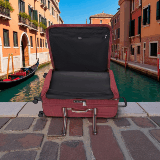 Kipling Βαλίτσα μεγάλη 78cm Spontaneous L Lounge Wine