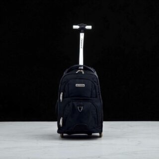 Diplomat Backpack Τροχήλατο Αδιάβροχο 28L Μαύρο