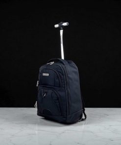 Diplomat Backpack Τροχήλατο Αδιάβροχο 28L Μαύρο