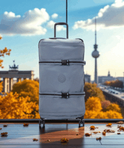 Kipling Βαλίτσα μεσαία 66cm Spontaneous M Blue Stone