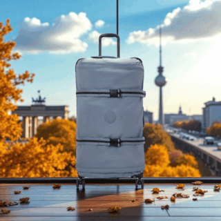 Kipling Βαλίτσα μεσαία 66cm Spontaneous M Blue Stone