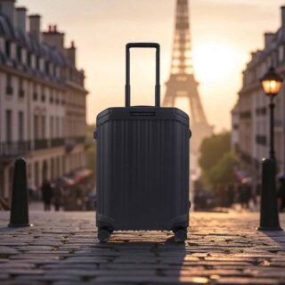 Piquadro Βαλίτσα καμπίνας slim 55cm PQ-LΜ Βlack