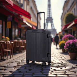 Piquadro Βαλίτσα καμπίνας slim 55cm PQ-LΜ Βlack