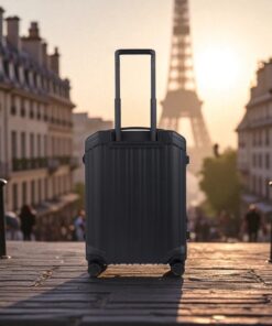 Piquadro Βαλίτσα καμπίνας slim 55cm PQ-LΜ Βlack