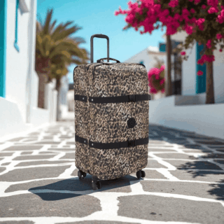 Kipling Βαλίτσα μεσαία 66cm Spontaneous M Wild Leopard