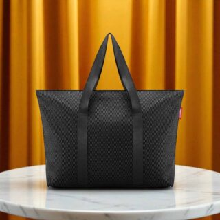 Reisenthel Shopper L Extralite Τσάντα Ώμου Mesh Black