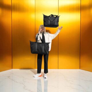 Reisenthel Shopper L Extralite Τσάντα Ώμου Mesh Black