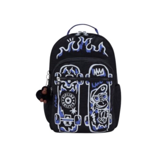 Kipling Σακίδιο πλάτης για Laptop 17" Seoul Lap Fire Skate