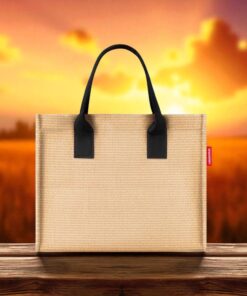 Reisenthel Τσάντα ώμου Daily Shopper Raffia Black