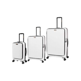 Caterpillar Σετ Βαλίτσες Ταξιδιού Σκληρές Λευκό 3 Τεμαχίων 84873-1009