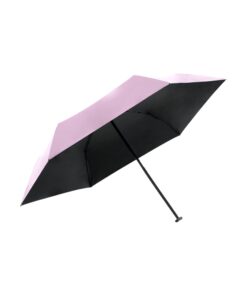 Knirps US.050 Ομπρέλα Rose Μαύρη Επένδυση 115gr