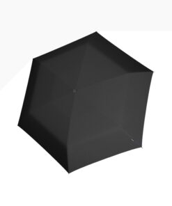Knirps US.050 Ομπρέλα Χειροκίνητη Ultra Slim Μαύρη Mat Cross