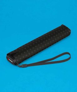 Knirps US.050 Ομπρέλα Χειροκίνητη Ultra Slim Μαύρη Mat Cross