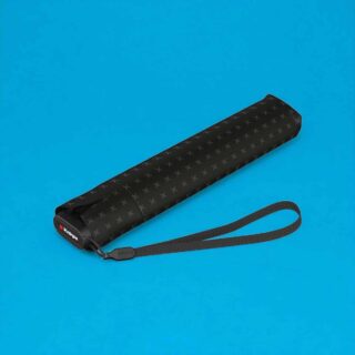 Knirps US.050 Ομπρέλα Χειροκίνητη Ultra Slim Μαύρη Mat Cross